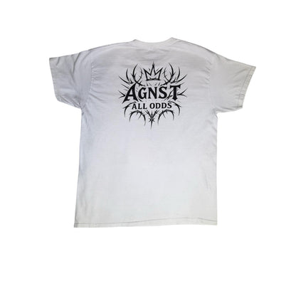 OG WHITE AGNST TEE
